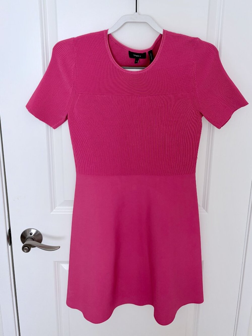 NWT Theory Fit-'n-Flare Knit Dress